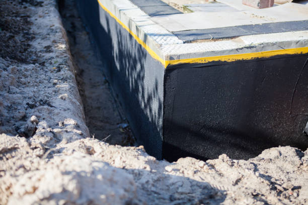Professional Exterior Waterproofing technician working in Fennville, MI